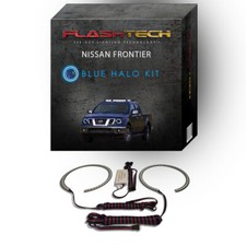 Blue Angel Eye LED Headlight Halo kit for 2009-2019 Nissan Frontier Headlights