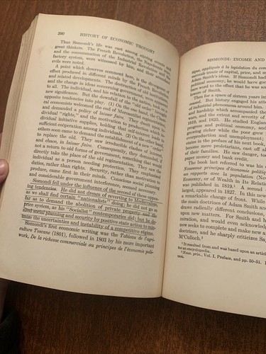 History Of Economic Thoughts by L. H. Haney Fourth And Enlarged Edition - Imagen 11 de 15