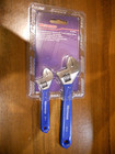 WESTWARD 1NYD4G Adj. Wrench Sets,Steel,Chrome,