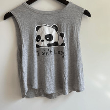 Panda Pajama Tank Top Size S