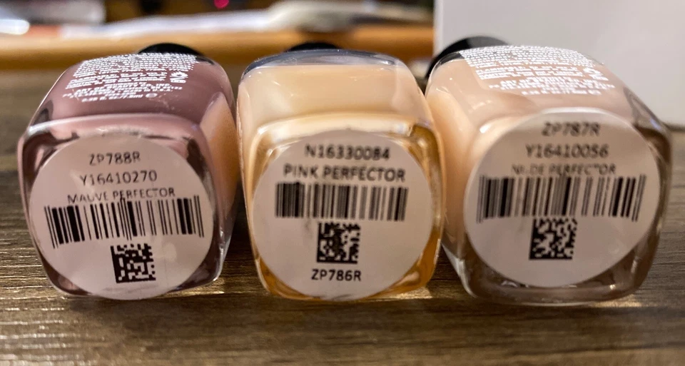 Zoya Naked Manicura 3 Piezas Mini Perfeccionador Set Nuevo en Caja Rosa Malva Desnudo Foto 3 de 4