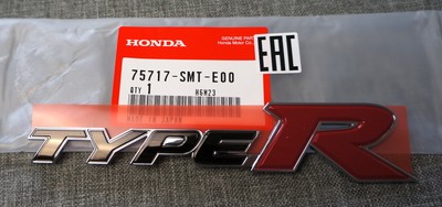 JDM Honda Civic 07-11 Type-R Red Rear Badge Emblem OEM Genuine TypeR Type R