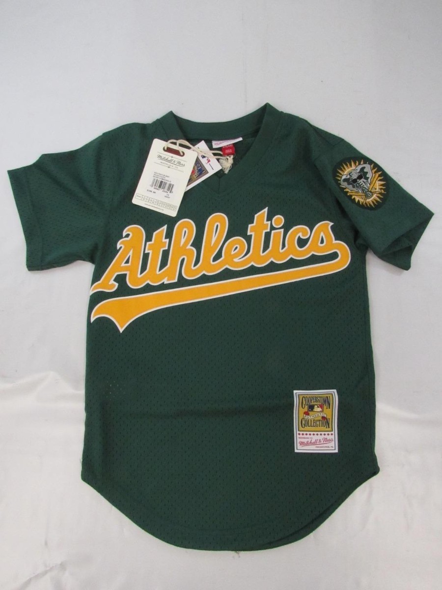 MLB 90s RICKEY HENDERSON Tシャツ　アスレチックス 1998 Rickey Henderson A's Mens XS Mitchell & Ness Authentic