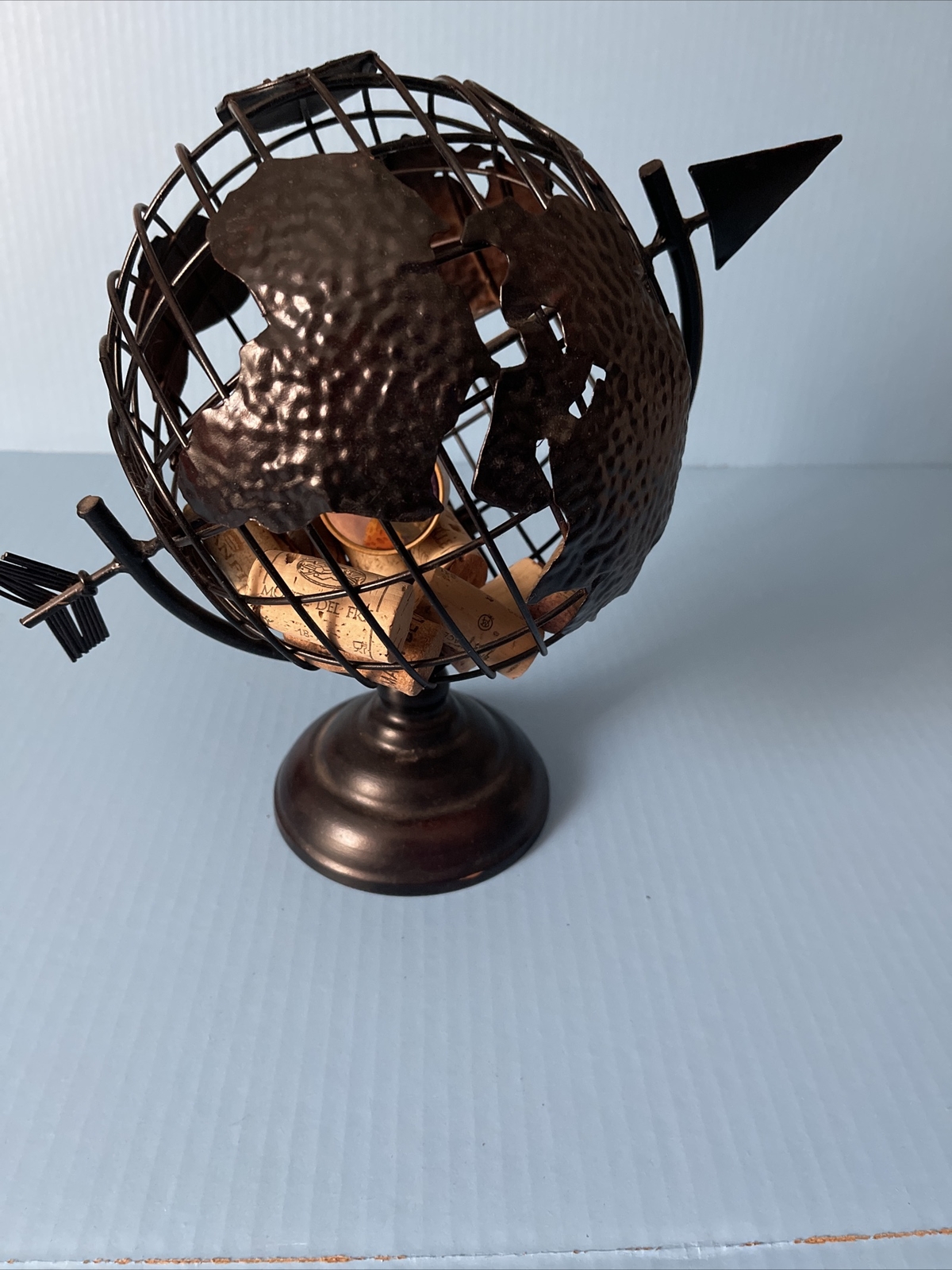 Corks Of The World Metal Globe Wine Cork Cage/Holders (Black) eBay