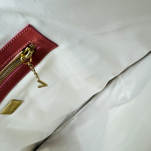 Wunderschöne seltene Vivia Italy Leder Handtasche Oversized Ei Clutch Henkeltasche Hülle - Bild 15 von 17