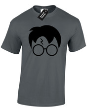 Image of POTTER FACE MENS T SHIRT RON HERMIONE WIZARD MAGIC WAND FAN GIFT PRESENT IDEA
