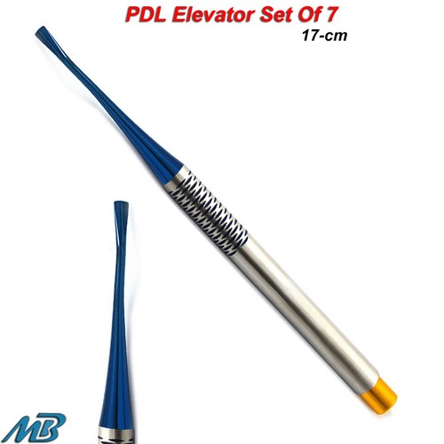 Dental PDL Luxating Root Elevators Set Of 7 Extraction Periotome Instruments Kit - Picture 7 of 8