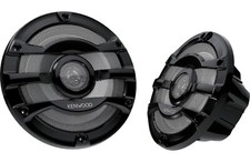 Kenwood KFC-2053MRB 8" 2-Way Coaxial Marine Speakers with black grilles Black