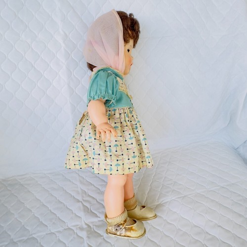 Vintage 1950s Vinyl Doll Not signed Original Dress American Character Doll? 14" - Picture 7 of 14
