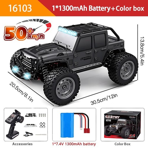 RC Car High Speed Drift Monster LED Remote Control Cars 4x4 Truck 4WD Kids Toys - Picture 95 of 96
