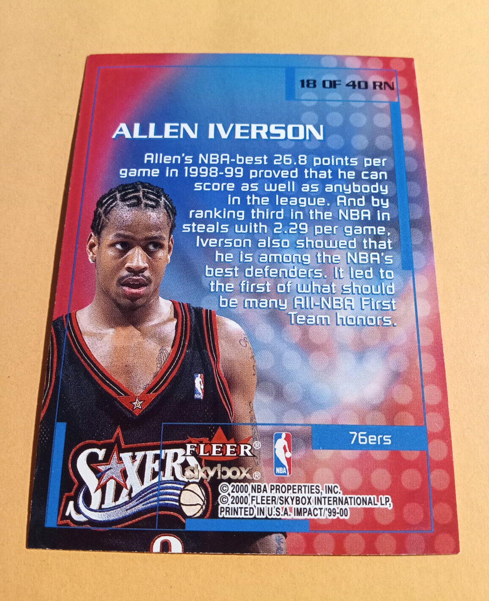2000 Fleer Skybox Rewind 99 - all NBA First Team - Allen