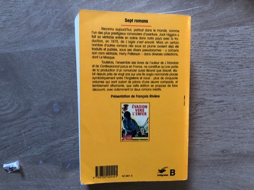 Livre recueil Tome 1 Jack Higgins Volume 1 : Les années 1959 - 1962 - Imagen 2 de 4