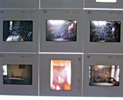 Vintage 1968 Color Slides Misc. Lot of 35 Auto Meet - Sunset - Christmas Tree - Picture 6 of 12