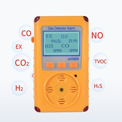 Portable Gas Detector Combustible Oxygen Alarm Analyzer Tester For O2 H2S CO EX - Picture 3 of 17