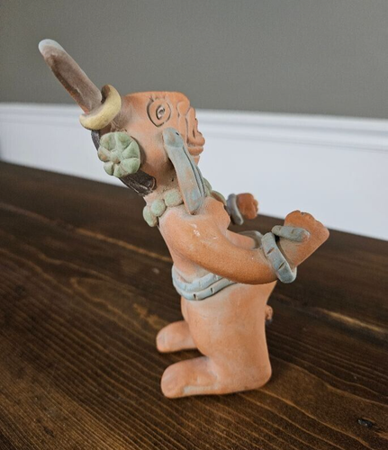 Vintage Maya Volkskunst Keramik Geburtsfigur/Statue - Bild 4 von 6