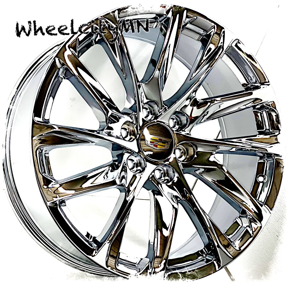 FR 48 – CADILLAC ESCALADE REPLICA WHEELS-Chrome 22x9 6x5.5 + 31 HB 78.1 main image 0