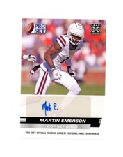 2022 Leaf PRO SET ROOKIE SP MARTIN EMERSON JR AUTO RC! Cleveland Browns