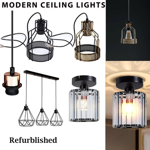 Vintage Industrial Decken Pendelleuchte Hängeleuchte Retro Leuchte - Bild 1 von 5