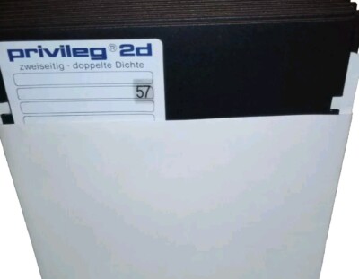 Commodore C64 Floppy  5  1/4 '' Disketten    9 Stück Privileg 2D  Zweiseitig  