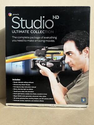 Pinnacle Studio Complete HD Movie Making SoftWare Ultimate Collection Package