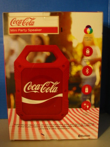 Coca Cola Mini Party Wireless Bluetooth Speaker Red White - New Factory Sealed - Picture 16 of 16
