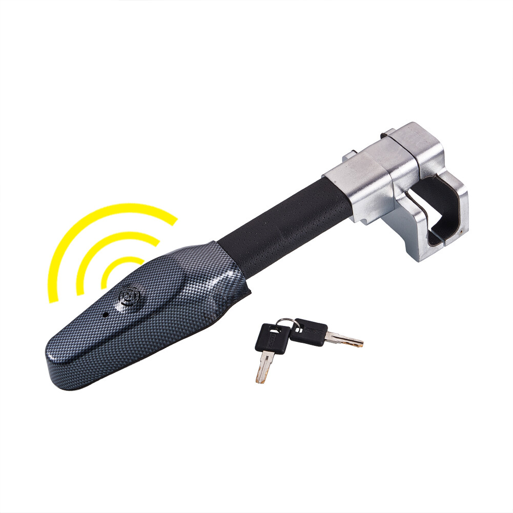 Car Anti-Theft Alarm Bi-Bi Steering Wheel Lock Heavy Duty