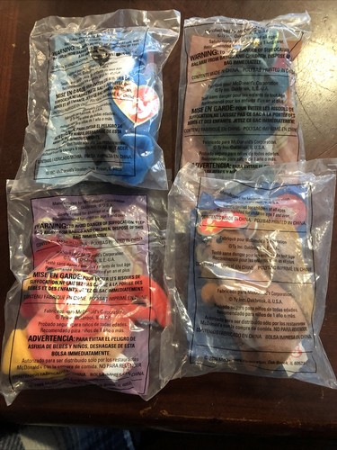 1999 TY Teenie Beanie Babies Complete Set of 12 McDonalds Happy Meal Toys Sealed - Picture 3 of 6