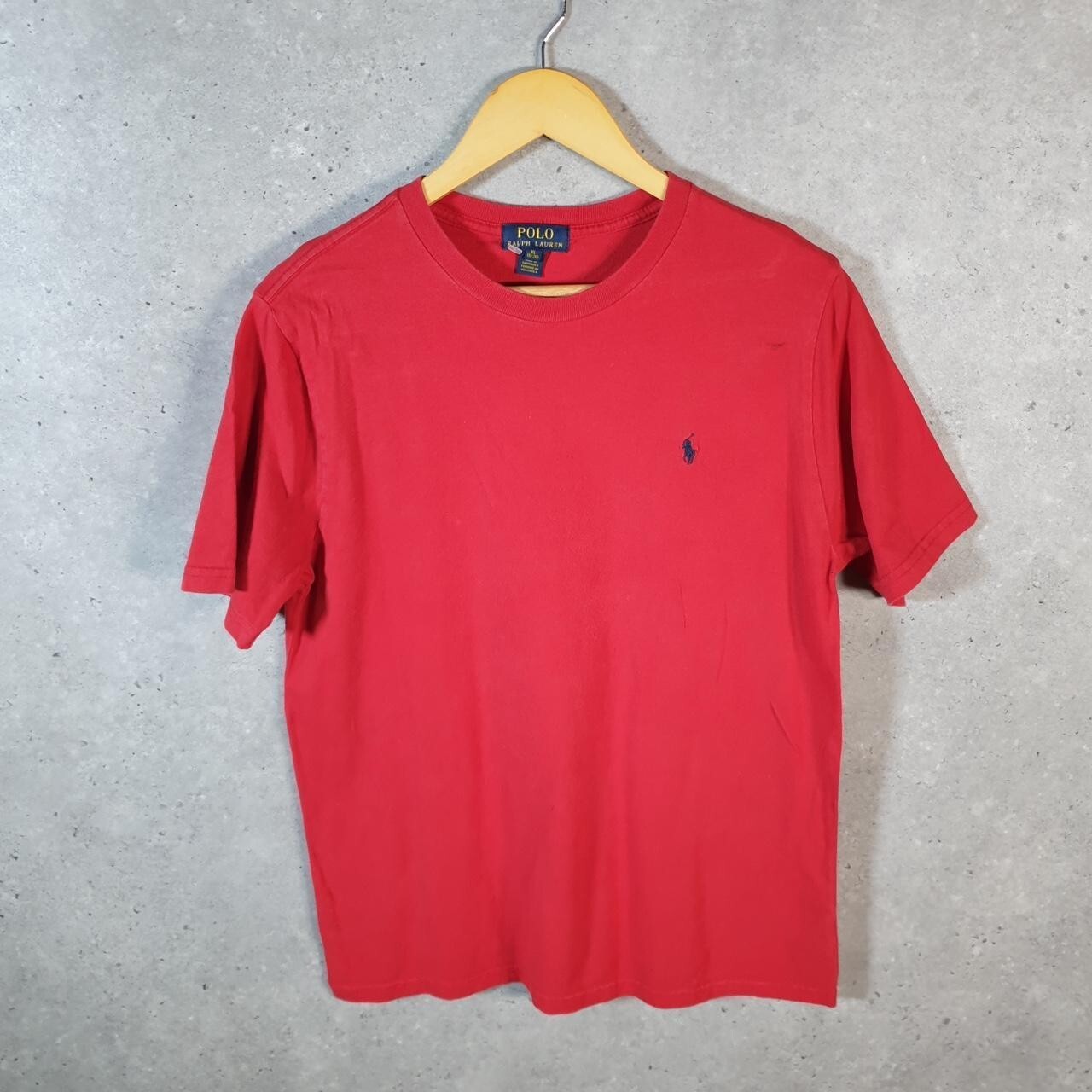 Polo Ralph Lauren vintage donna XL rossa ricamata pony vestibilità personalizzata
