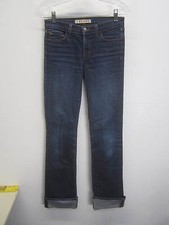 EUC! J Brand Blue Jeans dark wash 'Ink' mid rise straight sz 26x34 made in USA