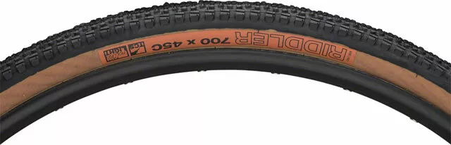 WTB Riddler 700c Tire 700 x 45 TCS Tubeless Folding Black Tan