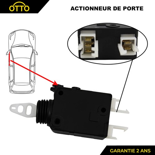 Serrure Electrique Avant Gauche prévu pour 106 205 309 405 AX PARTNER SAXO - 第 1/12 張圖片