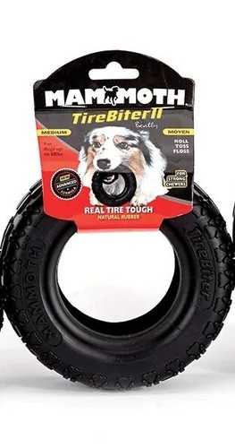 Mordedor de neumáticos de juguete de goma para perro tirador resistente material avanzado resistente - Imagen 8 de 11