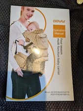 Four Season Multi-Function Baby Carrier 6 Postions - Used Once
