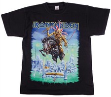 IRON MAIDEN England Tour 2014 vintage t shirt Europe Date Medium Seventh Samurai