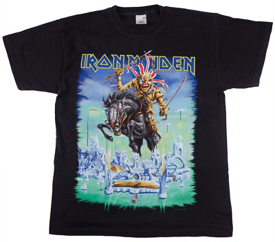 Iron Maiden Senjutsu Graphic Black T-Shirt Eddie Samurai Iron Maiden Senjutsu Graphic Black T-Shirt Eddie Samurai