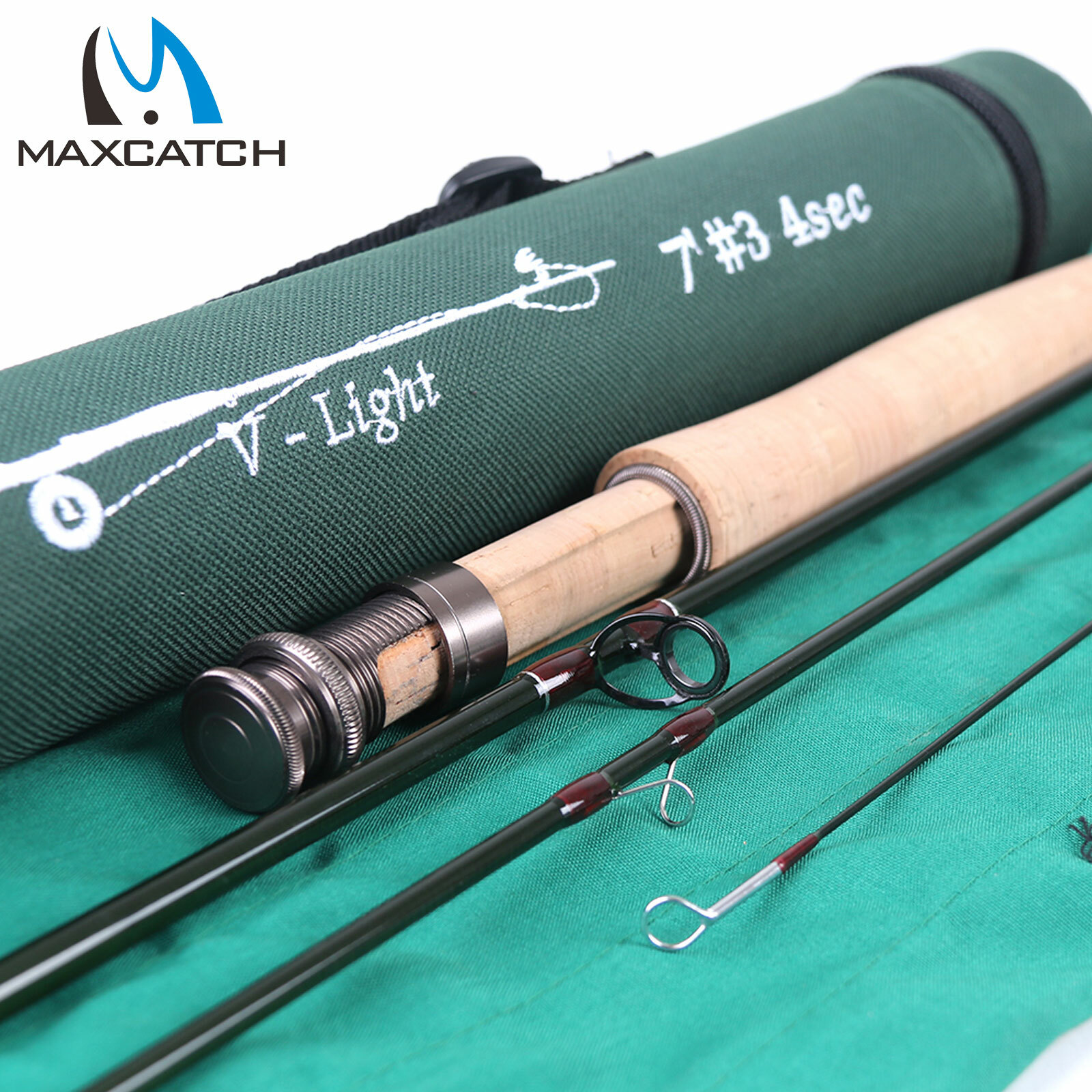 Maximumcatch 1-3WT Fly Rod 6'0''-7'6'' Medium-Fast Graphite IM10 Carbon Fly  Fishing Rod Small Stream & Creek Rods.