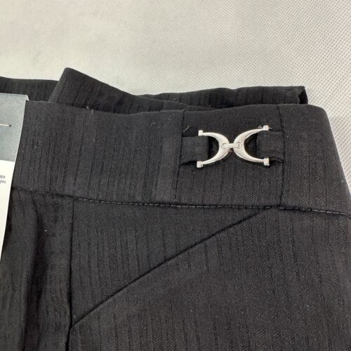 Pantalones para mujer Rafaella Comfort Fit ajustados hasta el tobillo pierna talla 10 negros precio de venta sugerido por el fabricante $59 - Imagen 8 de 9