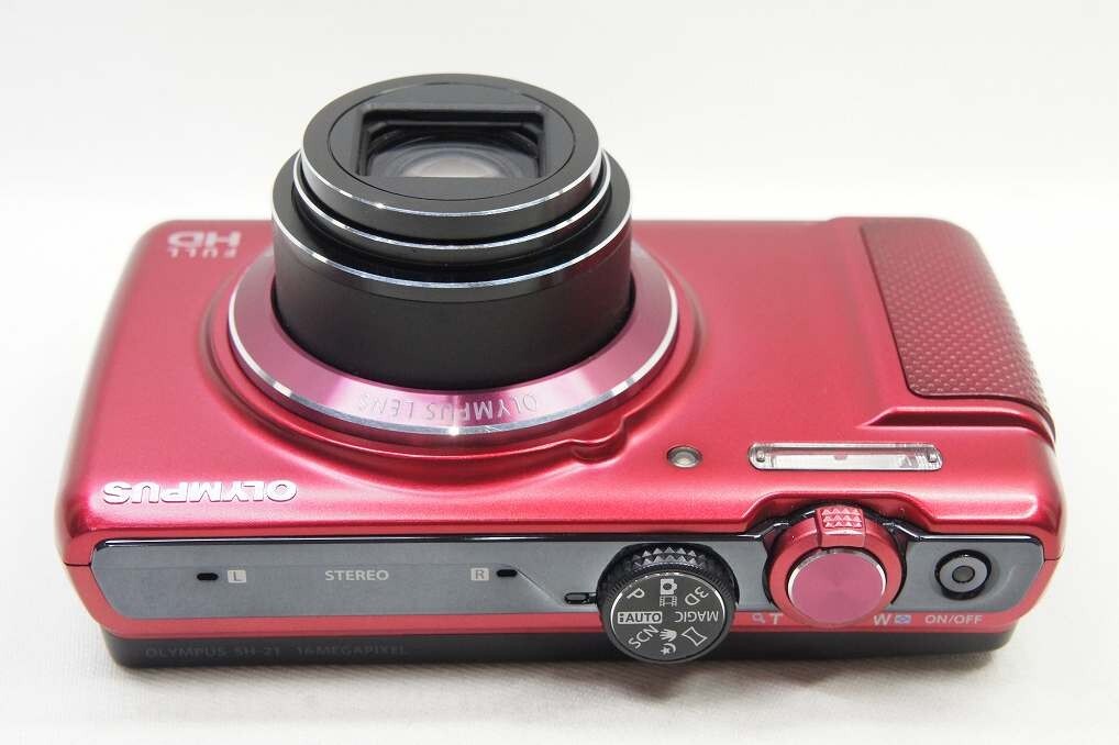 OLYMPUS SH-21 レッド コンパクトデジタルカメラ Amazon | OLYMPUS デジタルカメラ SH-21 レッド 1600万画素 CMOS