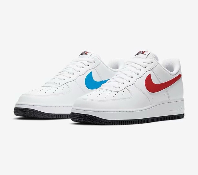 nike air force 1 07 red and blue