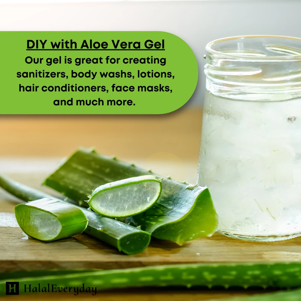 Gel de Aloe Vera 100% Puro - Cuidado de la Piel Orgánico Calmante Hidratante Grado Cosmético Foto 3 de 4