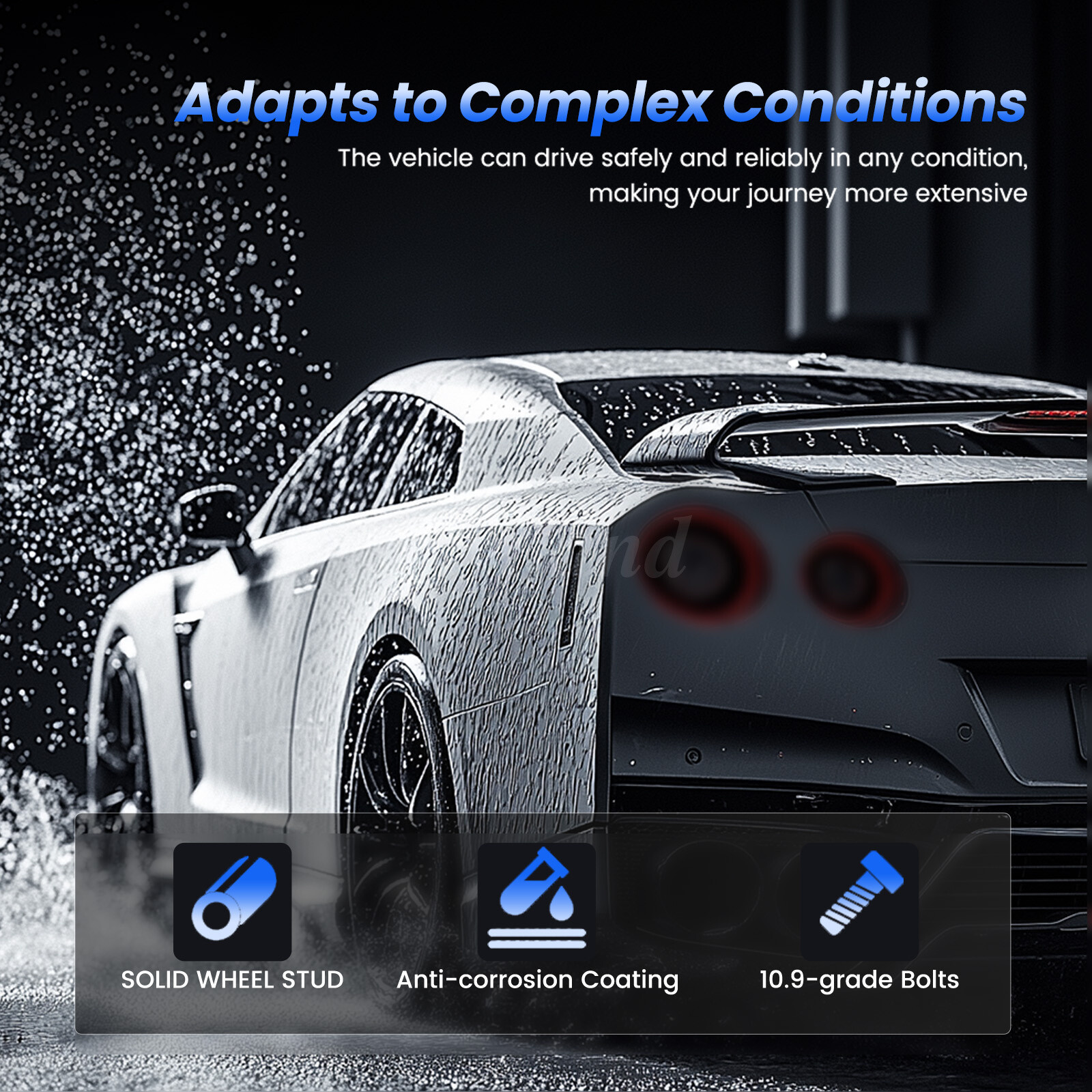 Front Pair Steering Knuckle+Wheel Hub Bearing for 2007-2017 Jeep Patriot Compass