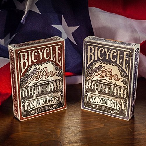U.s. Presidents Playing Cards (red Embossed Version)