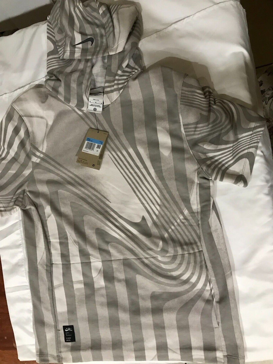 nike yoga short sleeve hoodie