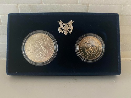 World War II 50th Anniversary Coins 1991-1995 - Picture 1 of 2