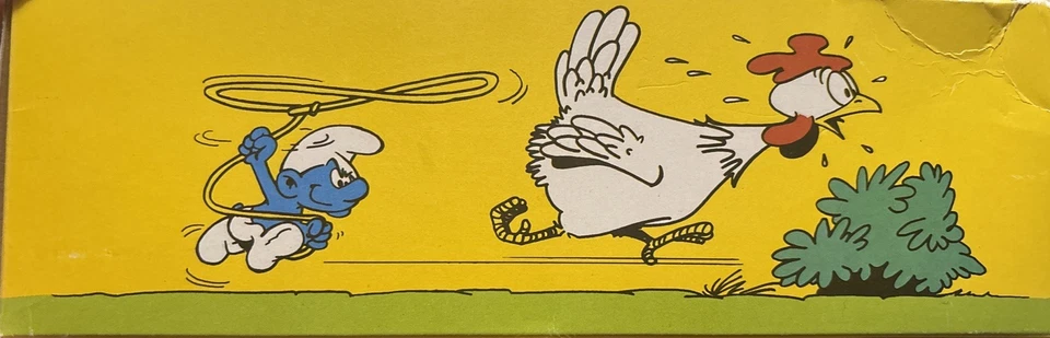 Conjunto de presente vintage View-Master Flying Smurf Nos lacrado 1982  - Imagem 2 de 4