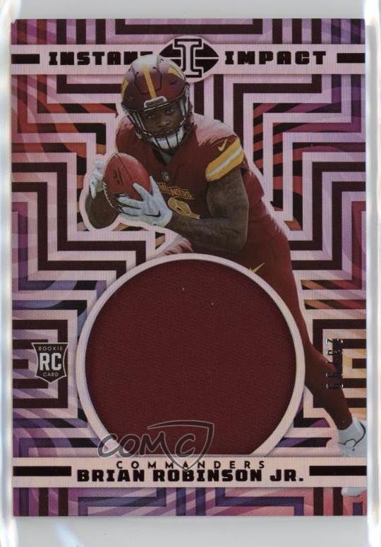 2022 Panini Illusions Instant Impact Red /99 Brian Robinson Jr Rookie RC 1g9o