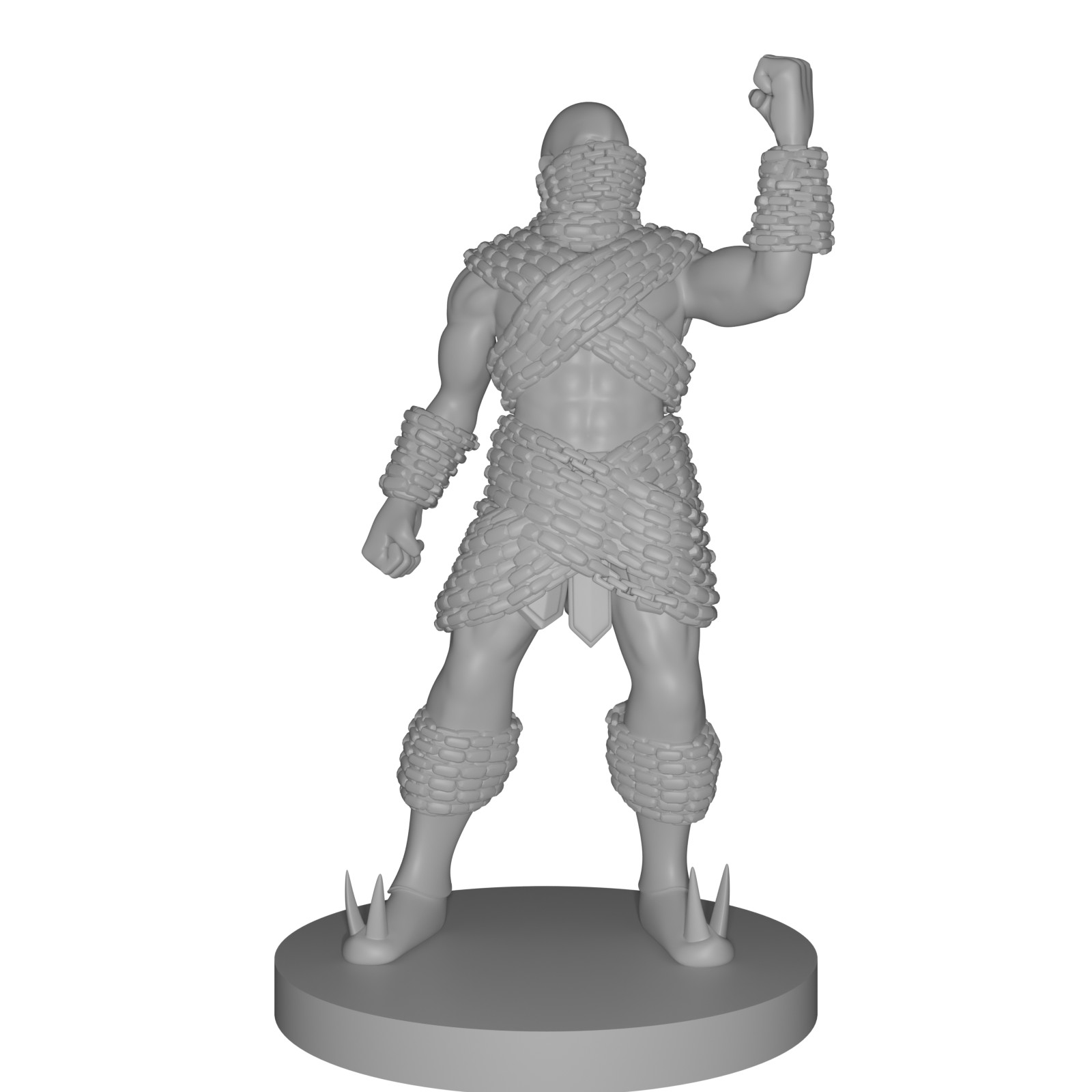 Chain Devil Updated for FDM - Tabletop DND Gaming Miniature