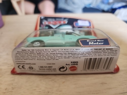 Disney Pixar Cars Supercharged Blue Mater 1:55 Brandneu Mater Diecast - Bild 4 von 4