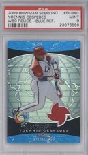 2009 Bowman Sterling Blue Refractor /125 Yoenis Cespedes #BCR-YC PSA 9 MINT m5x