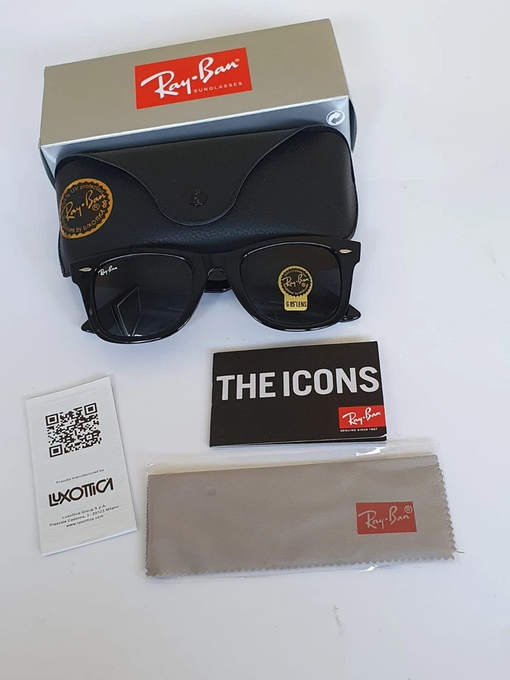Ray-Ban RB2140 Noir 60□18-140– État Neuf - Photo 3/4